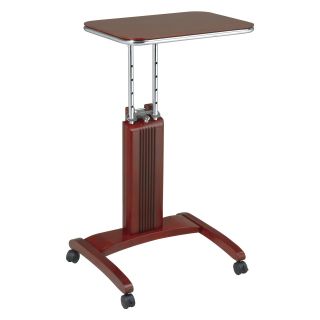 Office Star Precision Precision Laptop Stand   Light Cherry   Computer Carts
