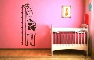 Giraffe Growth Chart Vinyl Wall Decal Sticker By LKS Trading Post  Nursery Growth Charts  Baby