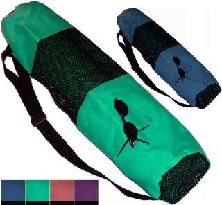 Canvas Yoga Mat Bag w/ Mesh Center, Purple : Sports & Outdoors