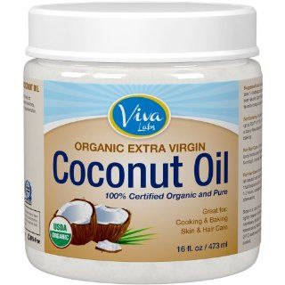 Viva Labs #1 Organic Extra Virgin Coconut Oil : Grocery & Gourmet Food