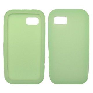 Green Soft Silicone Gel Skin Case Cover for Samsung Eternity SGH A867: Cell Phones & Accessories