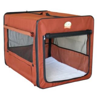 Go Pet Club Pet Soft Crate   Brown   Dog Carriers