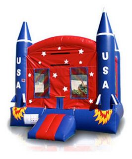 EZ Inflatables Spaceship Jumper Bounce House   Commercial Inflatables