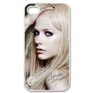 Custom Avril Lavigne Cover Case for iPhone 4 4s LS4 845 Cell Phones & Accessories