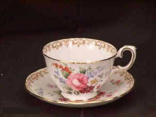 Crown Staffordshire England'S Bouquet #F15831 Cups & Saucers: Kitchen & Dining