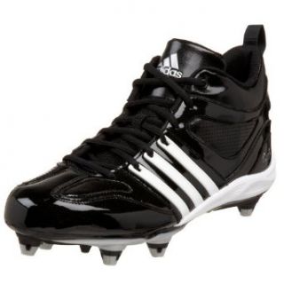 adidas Men's Reggie III Td D Football Cleat,Black/White/Silver,6.5 M: Clothing