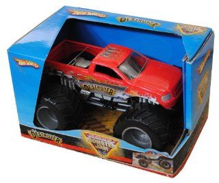 Hot Wheels Monster Jam 124 Scale Die Cast Official Monster Truck 2008 Series   Dan Evans The DESTROYER with Monster Tires,Working Suspension and 4 Wheel Steering (Dimension  7" L x 5 1/2" W x 4 1/2" H) Toys & Games