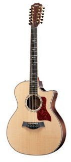 Taylor Guitars 854 CE Grand Auditorium 12 String Acoustic Electric Guitar: Musical Instruments
