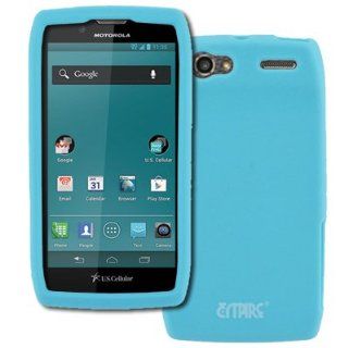 EMPIRE Motorola Electrify 2 XT881 Silicone Skin Case Cover, Light Blue: Cell Phones & Accessories