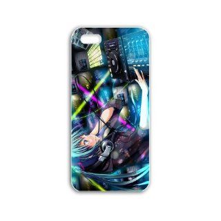 Diy Apple Iphone 5/5S Anime Series hatsune miku anime Black Case of Girlfriend Case Cover For Girls: Cell Phones & Accessories