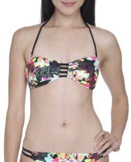 Wet Seal Women's Tropical Print Bikini Top M Multi Colored at  Womens Clothing store: Fashion Bikini Tops