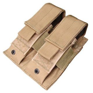 Condor Double Pistol Mag Pouch (Tan) : Gun Ammunition And Magazine Pouches : Sports & Outdoors