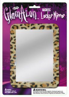 Inkology Gl Magnetic Locker Mirror, 10 X 7 Inches, Single Mirror, Animal Print May Vary (861 3) : Hanging Wall Files : Office Products