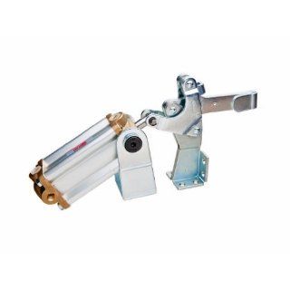 JW Winco Series GN 862 Steel Pneumatic Toggle Clamp with Vertical Mounting Base and Clasp, Type EPV3, Metric Size, Solid Bar, Clamp Size 200, 2200 Newton Holding Capacity: Industrial & Scientific