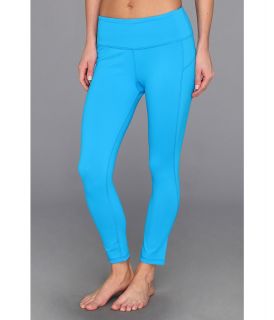 MSP by Miraclesuit Essentials Tummy Control Crop Pant Womens Workout (Blue)