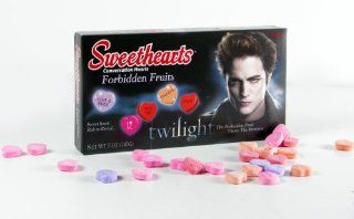 Twilight Sweethearts Candy Conversation Hearts "Edward" box : Hard Candy : Grocery & Gourmet Food