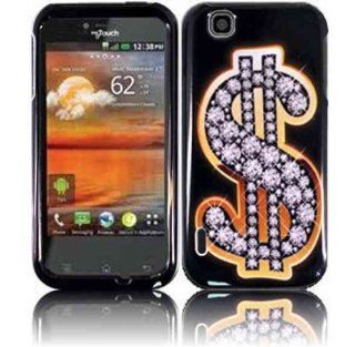 Black Dollar Sign Hard Cover Case for LG T Mobile myTouch LG Maxx E739 Cell Phones & Accessories