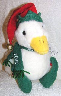 2004 Christmas Large 10" Plush Talking Elf Aflac Holiday Duck From Rich's Macy's: Toys & Games