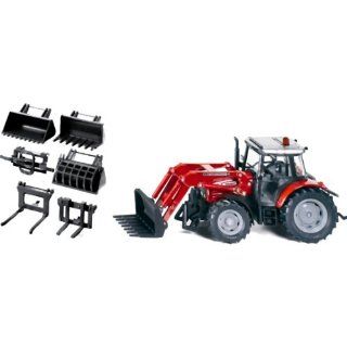 Massey Ferguson 894 Tractor with Front Loader Set: Toys & Games