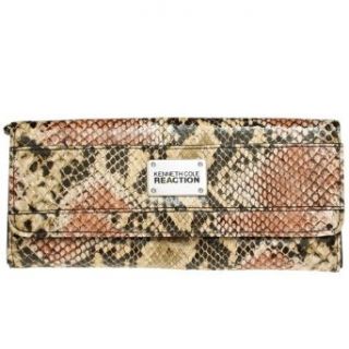 KENNETH COLE REACTION Python Print Clutch Wallet W/ Coin Purse [111853/872], NTRL at  Women�s Clothing store: