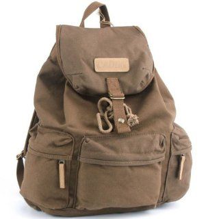 vintage canvas casual pocket leather camera backpack bag for DSLR EVIL DC E0086 : Photographic Equipment Harnesses : Camera & Photo