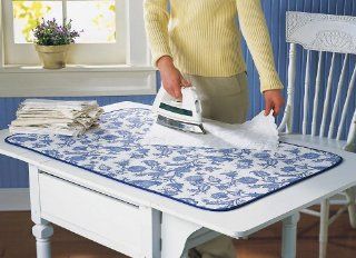 Titanium Coated Floral Design Ironing Pad by Winston Brands   Ironing Board Covers