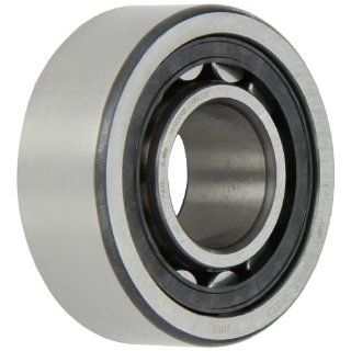 FAG NU2306E TVP2 C3 Cylindrical Roller Bearing, Single Row, Straight Bore, Removable Inner Ring, High Capacity, Polyamide Cage, C3 Clearance, 30mm ID, 72mm OD, 27mm Width: Industrial & Scientific