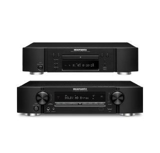 Marantz NR1403 5.1 Channel 3D Home Theater Receiver and UD 5007 3D Universal Blu Ray Disc Player Bundle: Electronics