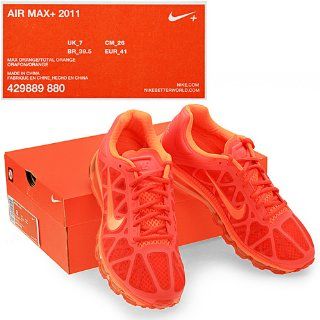 Nike Men's NIKE AIR MAX+ 2011 RUNNING SHOES 9.5 (MAX ORANGE/TOTAL ORANGE) Shoes