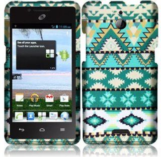 Huawei Ascend Plus H881C ( Straight Talk , Net10 , Tracfone ) Phone Case Accessory Green Artistic Crafty Design Hard Snap On Cover with Free Gift Aplus Pouch: Cell Phones & Accessories