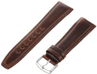 Hadley Roma Men's MSM881RB 220 22 mm Brown Oil Tan Leather Watch Strap: Watches