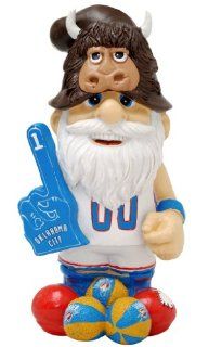 Oklahoma City Thunder NBA Garden Gnome 11" Thematic   Second String : Sports Fan Outdoor Statues : Sports & Outdoors