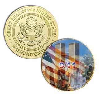 911 Never forget 24K G P challenge printed coin: Everything Else