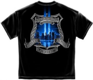 Law Enforcement T shirt 911 Police Never Forget: Clothing