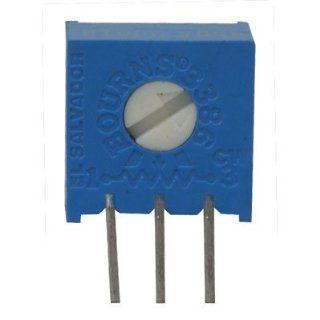 Resistor Trimmer 5K Ohm 10% 1/2W 1Turn 3.15mm Pin Thru Hole Tube: Potentiometers: Industrial & Scientific