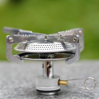 Portable Outdoor Ultralight Backpacking Gas Powered Butane Propane BBQ Barbeque Camp Camping Picnic Burner Stove : Sports & Outdoors