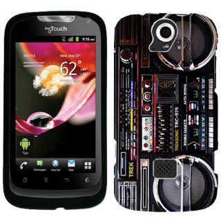 Huawei T Mobile MyTouch Q Retro Black Ghetto Blaster Boombox Phone Case Cover: Cell Phones & Accessories