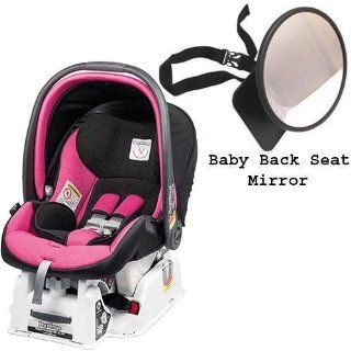 Peg Perego Primo Viaggio sip 30 30 Car Seat w Back Seat Mirror   Fucsia   Hot Pink : Child Safety Car Seat Accessories : Baby
