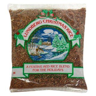 Lundberg Christmas Rice, Gourmet Natural Brown Rice Blend, 16 Ounce Bags (Pack of 12) : Brown Rice Produce : Grocery & Gourmet Food