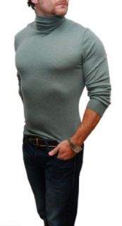 Polo Ralph Lauren Purple Label Mens Green Turtleneck Sweater Cashmere Italy at  Mens Clothing store