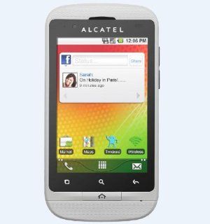 Alcatel One Touch 918S Mix Unlocked GSM Phone (White) Cell Phones & Accessories