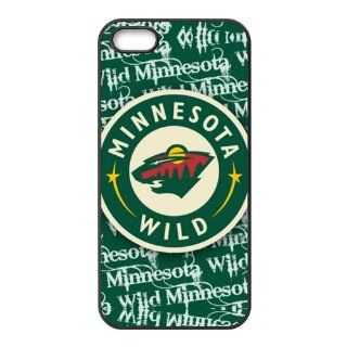 Custom NHL Minnesota Wild Apple iPhone 5/5s Hard TPU Cover Case Cell Phones & Accessories