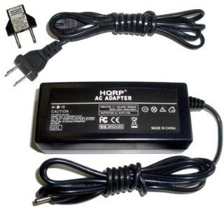 HQRP Replacement AC Adapter / Charger for Canon FS200 (Silver / Red / Blue), FS20, FS21, FS22 Digital Camcorder with USA Cord & Euro Plug Adapter  Camcorder Battery Chargers  Camera & Photo