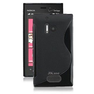 JKase Slim Fit Streamline Ultra Durable TPU Case for Nokia Lumia 928   Retail Packaging   Black: Cell Phones & Accessories