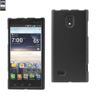 Reiko RPC10 LGVS930BK Premium Rubberized Sleek Protective Case for LG Spectrum 2 (VS930)   1 Pack   Retail Packaging   Black: Cell Phones & Accessories