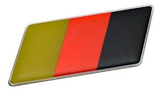 GERMAN GERMANY FLAG Emblem Badge Nameplate Decal Rare for Porsche 356 911 912 930 914 924 928 944 959 968 Boxter Carrera GT Cayenne Cayman Panamera European Euro: Automotive