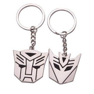 Metal Transformers Autobot & Decepticon Symbol Keychain [ONE PAIR]: Everything Else