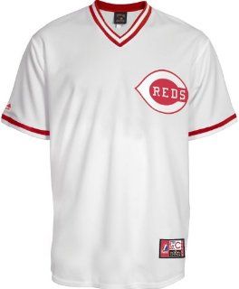 Johnny Bench Reds White Cooperstown Replica Jersey, Xx Large : Sports Fan Jerseys : Sports & Outdoors
