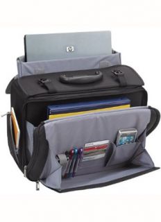 SOLO Classic Rolling Laptop Catalog Case with Hanging File Size  One Size Clothing