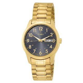 Timex Men's T2M936 Gold Tone Analog Expansion Band Dress Stainless Steel Bracelet Watch at  Men's Watch store.